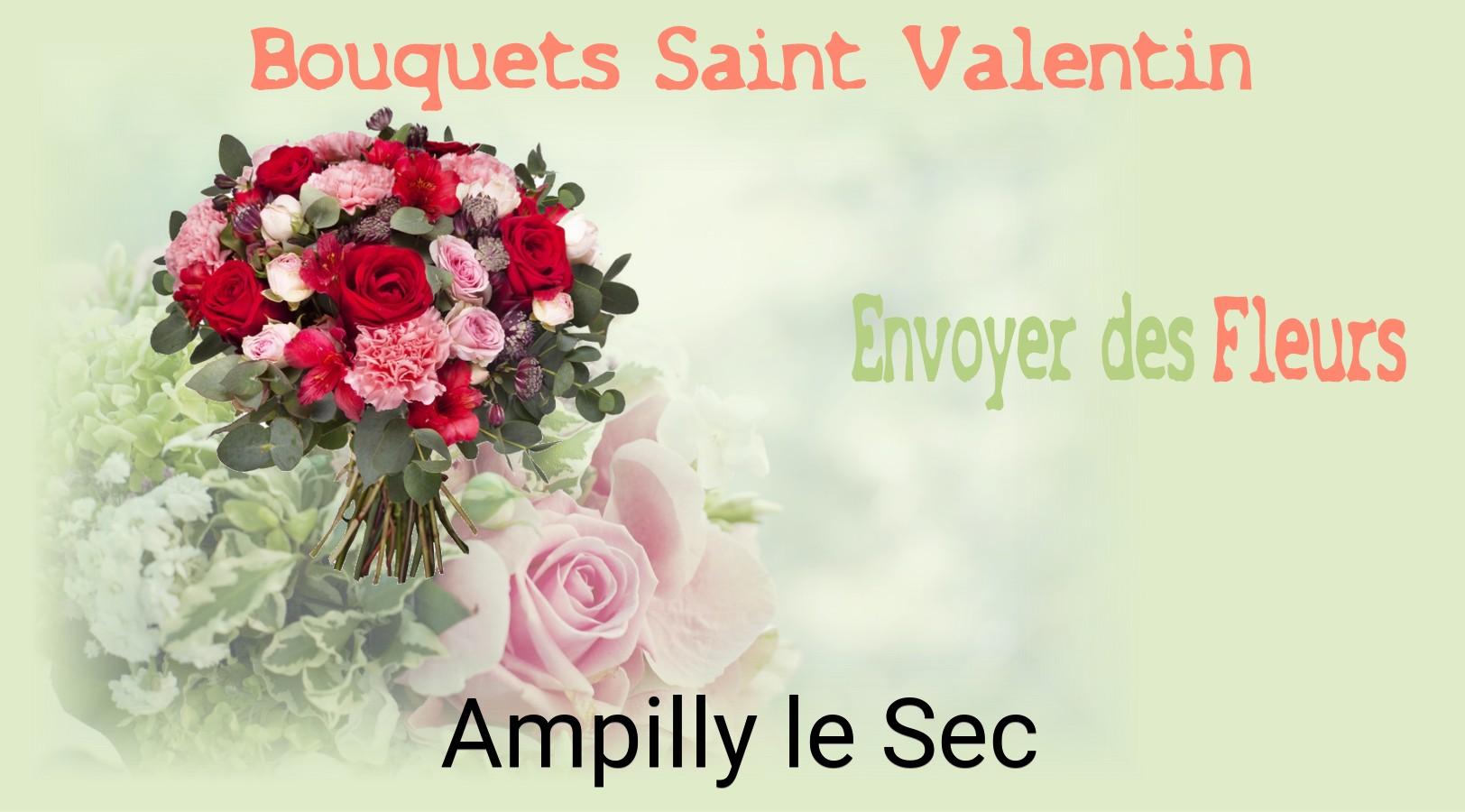Roses de Saint-Valentin livrées à Ampilly-le-Sec